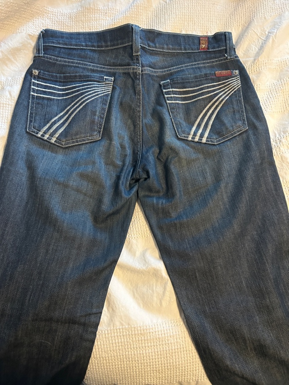 7 For All Mankind Dojo Dark Blue size 29